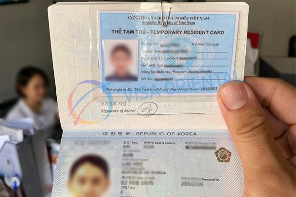 Conditions for in asking for issuance of temporary residence cards for foreign investors
